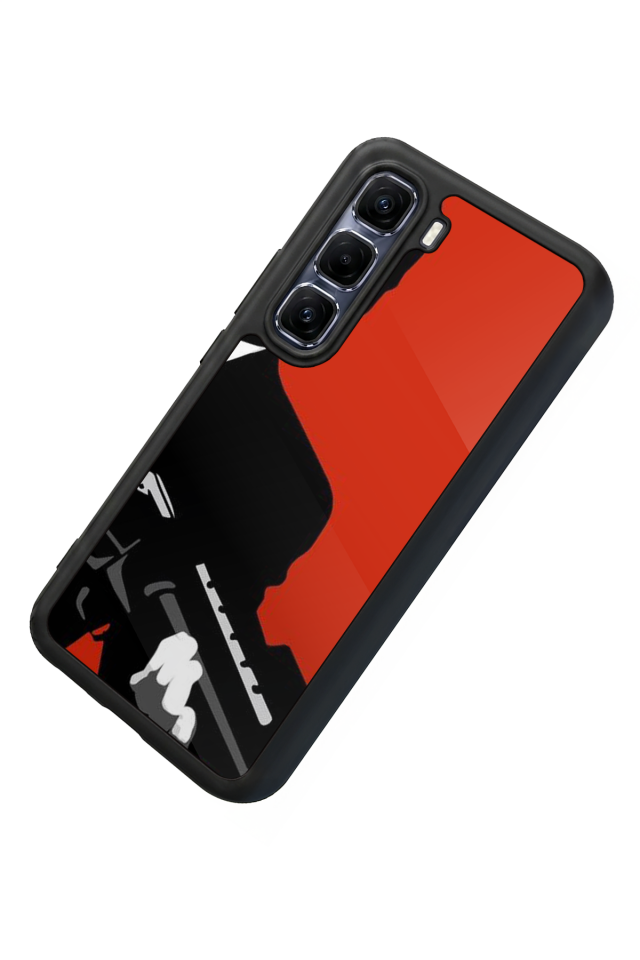 Infinix Hot 60 Pro Plus Uyumlu Scarface Tasarımlı Glossy Premium Kılıf