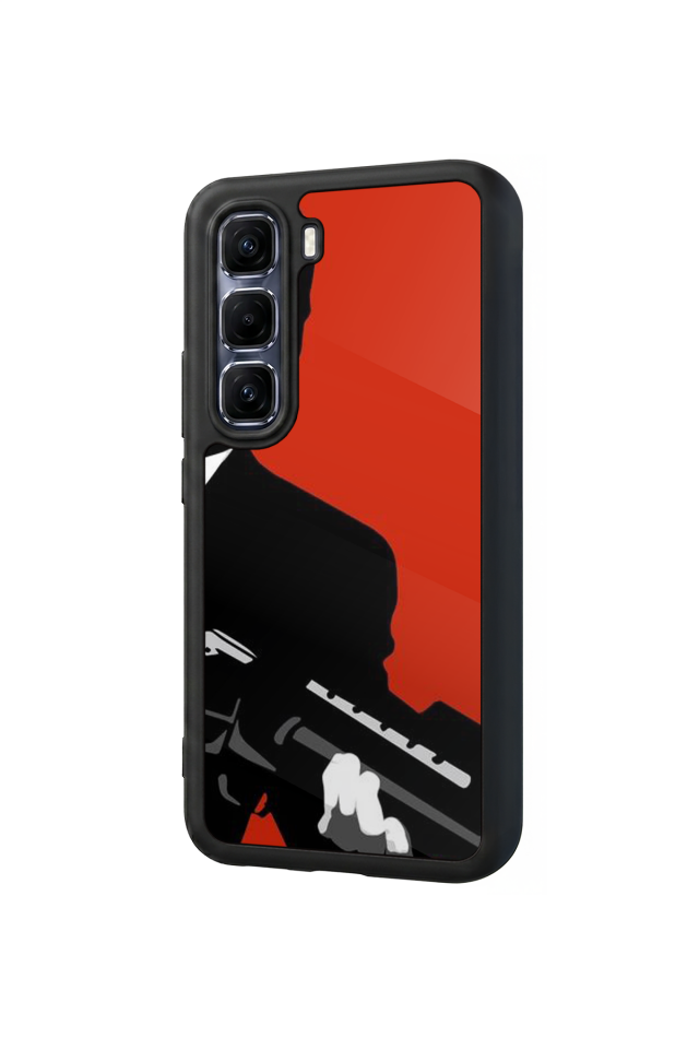 Infinix Hot 60 Pro Plus Uyumlu Scarface Tasarımlı Glossy Premium Kılıf