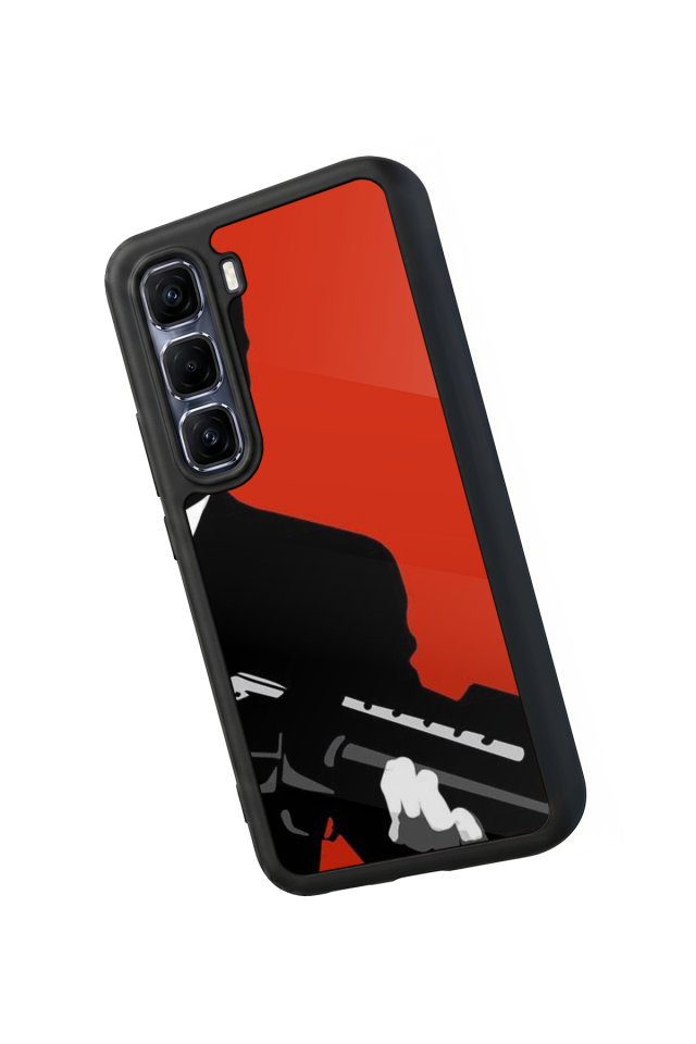 Infinix Hot 60 Pro Plus Uyumlu Scarface Tasarımlı Glossy Premium Kılıf