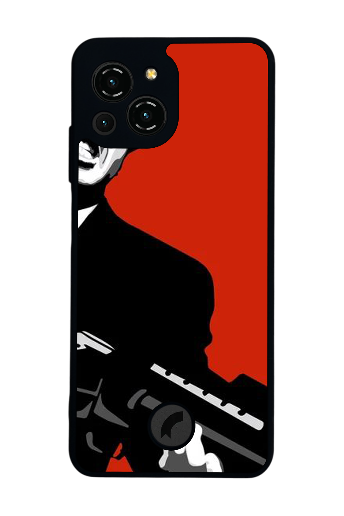 Reeder S23 Pro Max Uyumlu Scarface Tasarımlı Glossy Premium Kılıf