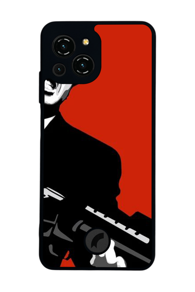 Reeder S23 Pro Max Uyumlu Scarface Tasarımlı Glossy Premium Kılıf