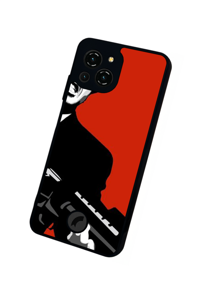 Reeder S23 Pro Max Uyumlu Scarface Tasarımlı Glossy Premium Kılıf