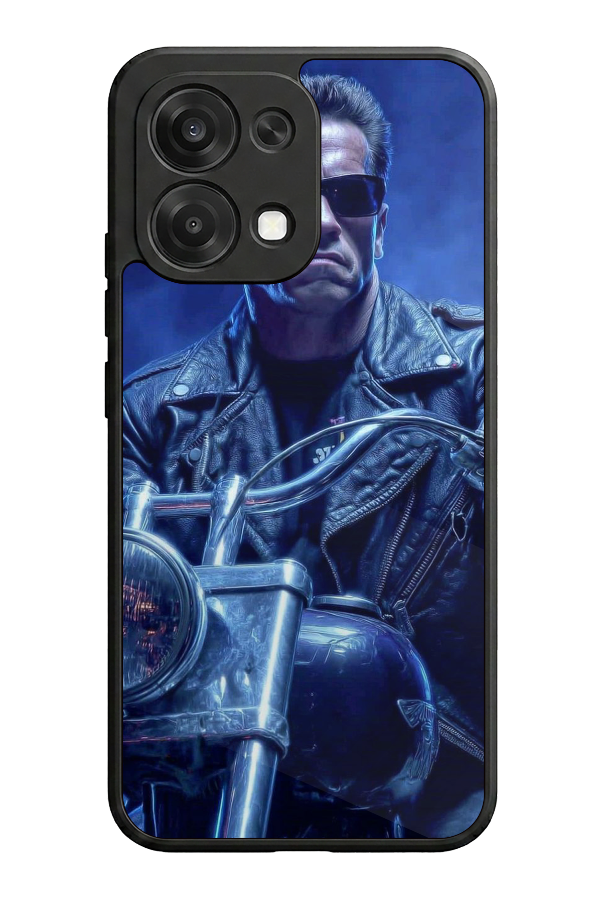 Oppo A6 Pro Uyumlu Terminator Tasarımlı Glossy Premium Kılıf