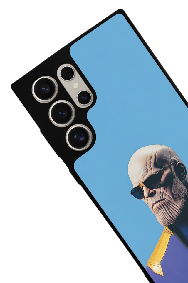 Samsung Galaxy S22 Ultra Uyumlu Thanos Tasarımlı Glossy Premium Kılıf