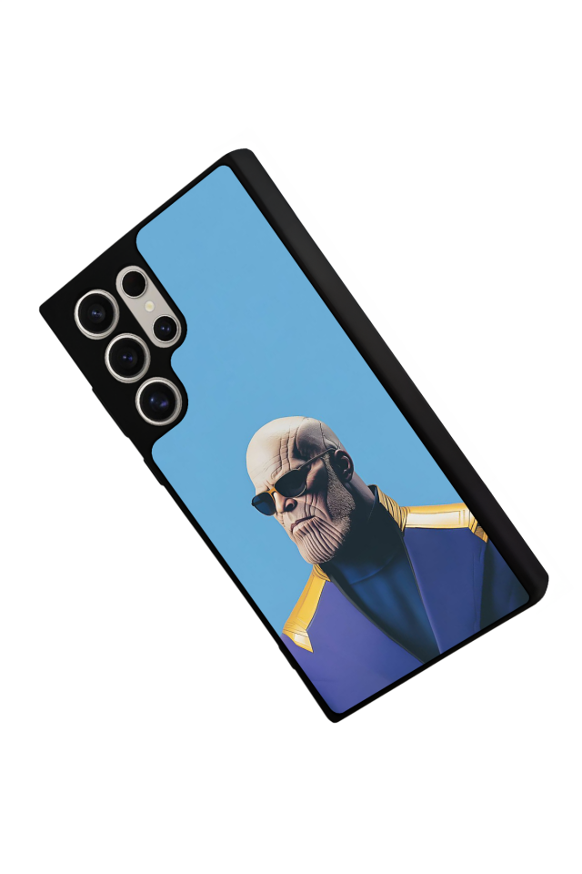 Samsung Galaxy S22 Ultra Uyumlu Thanos Tasarımlı Glossy Premium Kılıf
