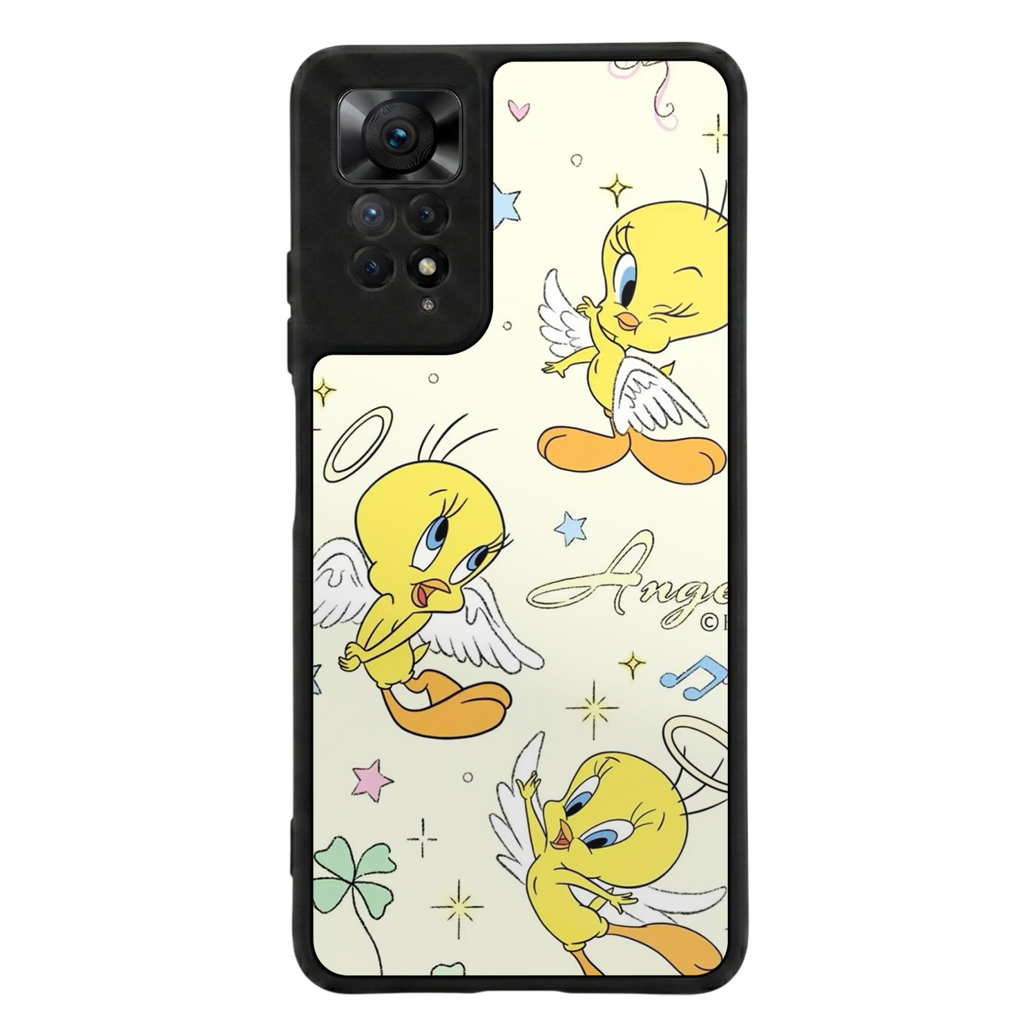 Xiaomi Redmi Note 12 Pro Uyumlu Tweety Tasarımlı Glossy Premium Kılıf