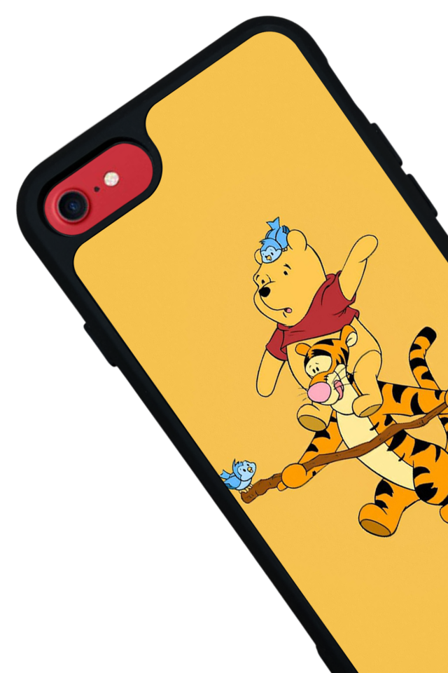 iPhone 8 Uyumlu Winnie Tasarımlı Glossy Premium Kılıf