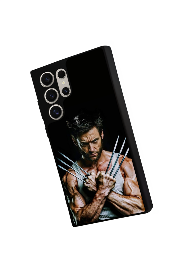 Samsung Galaxy S23 Ultra Uyumlu Wolverine Tasarımlı Glossy Premium Kılıf
