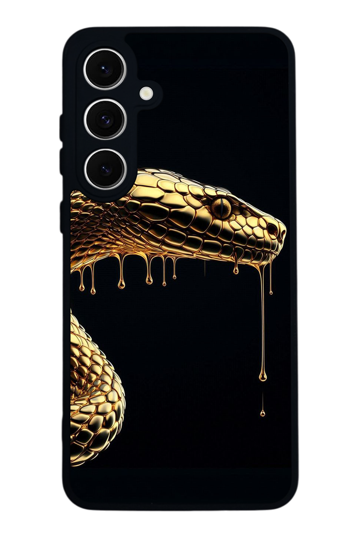Samsung Galaxy S24 FE Uyumlu Yılan Tasarımlı Glossy Premium Kılıf