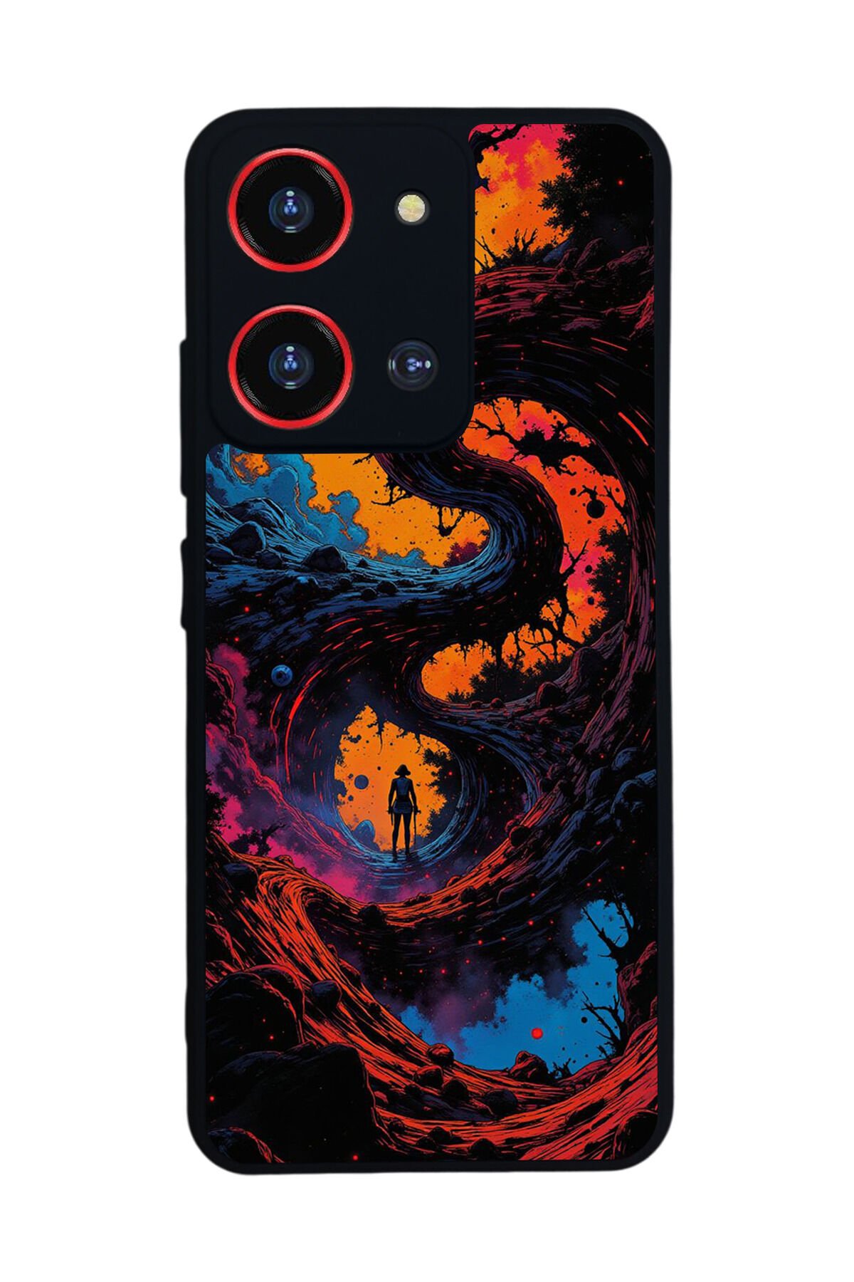 Reeder S19 Max Pro S 108MP Uyumlu Abstract Tasarımlı Glossy Premium Kılıf