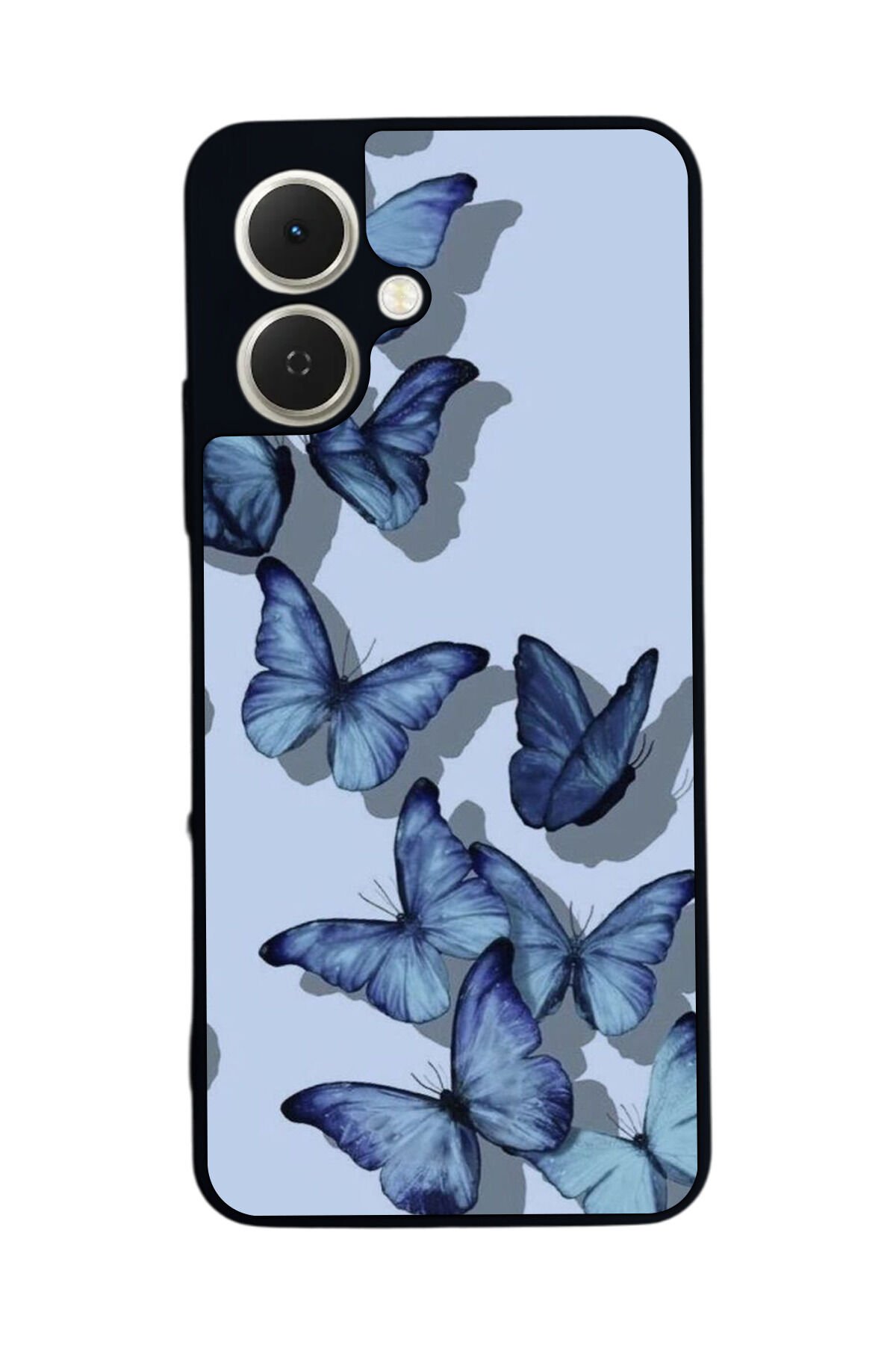 Tecno Spark GO 2 Uyumlu Kelebek Tasarımlı Glossy Premium Kılıf