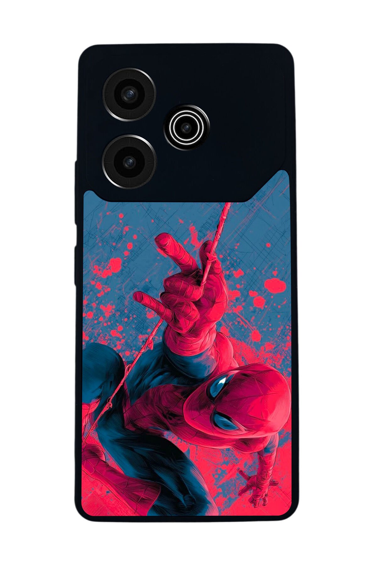 Tecno Pova 6 Uyumlu Spider Man ( Örümcek Adam ) Tasarımlı Glossy Premium Kılıf