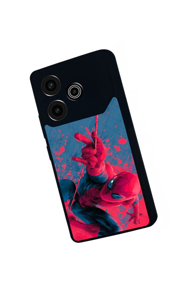 Tecno Pova 6 Uyumlu Spider Man ( Örümcek Adam ) Tasarımlı Glossy Premium Kılıf