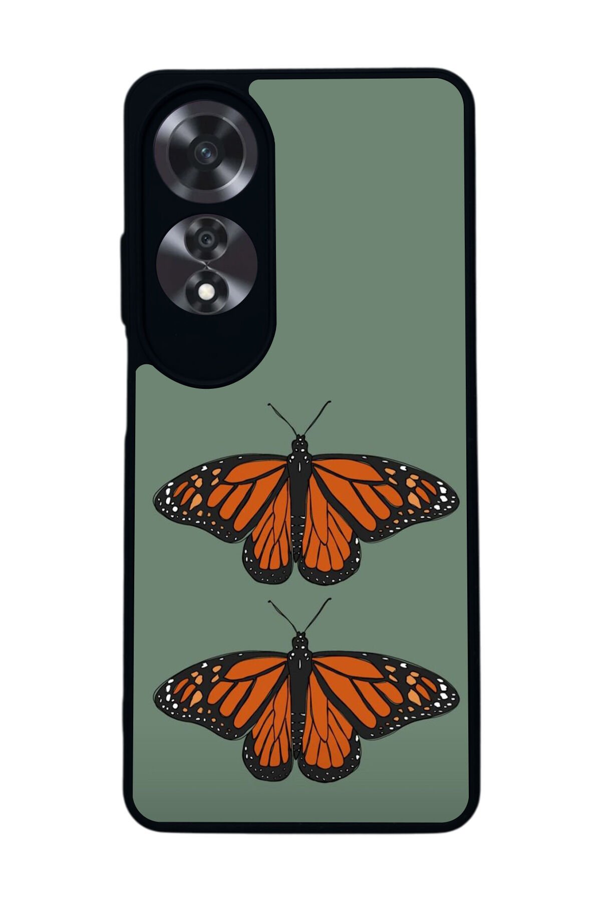 Oppo A60 Mat Siyah uyumlu Kılıf – Yumuşak Silikon, Koruyucu, Şok Emici Kapak