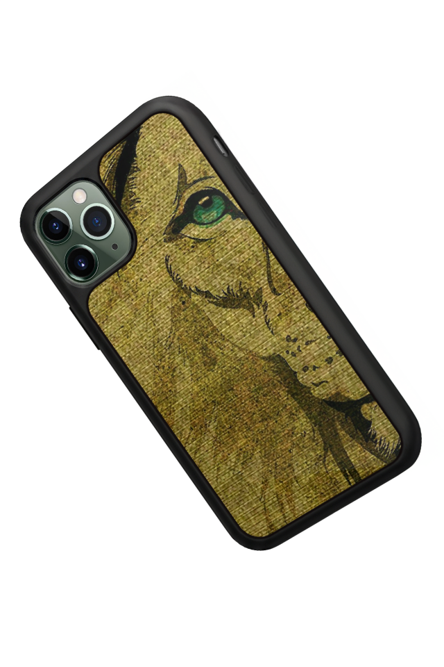 iPhone 11 Pro Uyumlu Aslan Tasarımlı Glossy Premium Kılıf