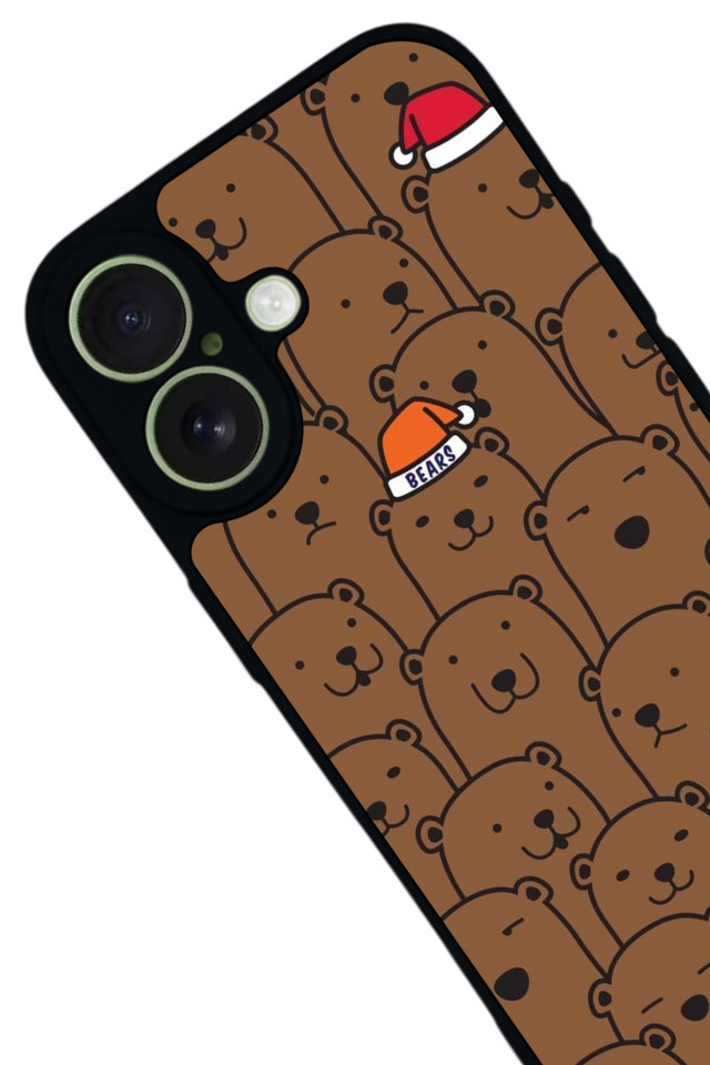 iPhone 17 Uyumlu Ayı Tasarımlı Glossy Premium Kılıf