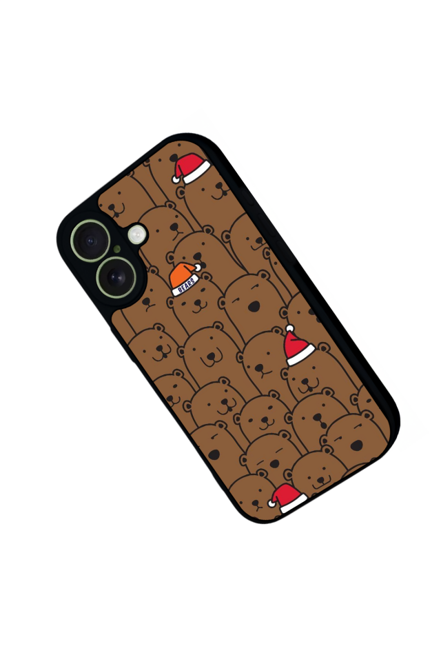 iPhone 17 Uyumlu Ayı Tasarımlı Glossy Premium Kılıf