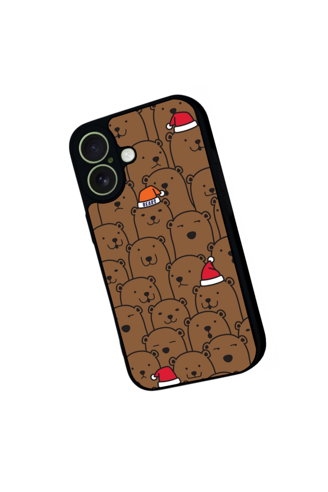 iPhone 17 Uyumlu Ayı Tasarımlı Glossy Premium Kılıf