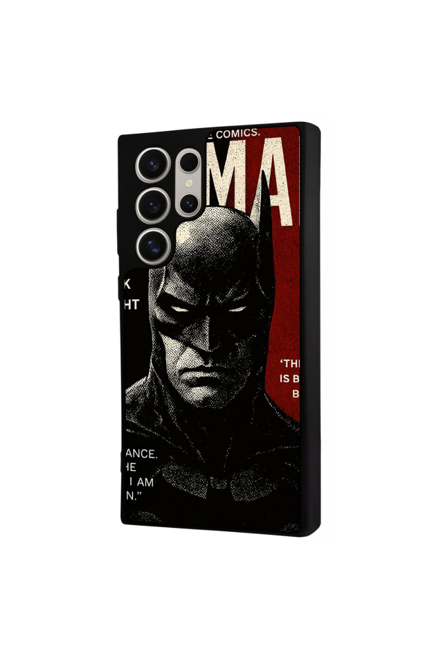 Samsung Galaxy S24 Ultra Uyumlu Batman Tasarımlı Glossy Premium Kılıf