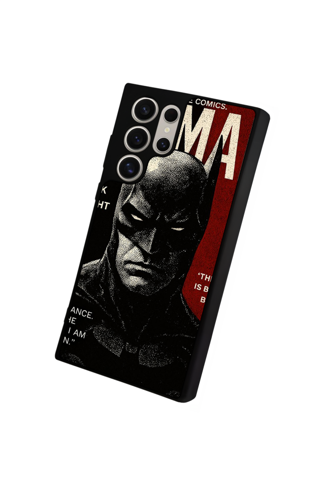 Samsung Galaxy S24 Ultra Uyumlu Batman Tasarımlı Glossy Premium Kılıf