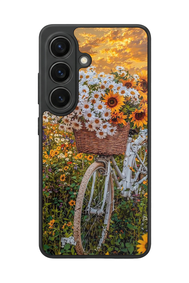 Samsung Galaxy S26 Uyumlu Cicek Tasarımlı Glossy Premium Kılıf