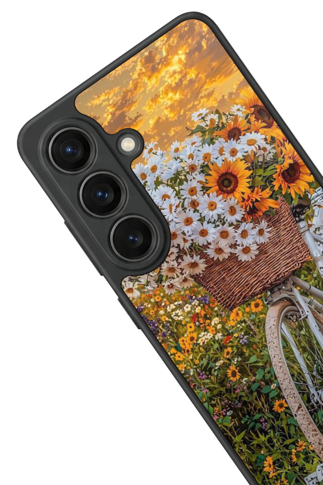 Samsung Galaxy S26 Uyumlu Cicek Tasarımlı Glossy Premium Kılıf