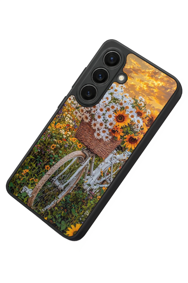 Samsung Galaxy S26 Uyumlu Cicek Tasarımlı Glossy Premium Kılıf