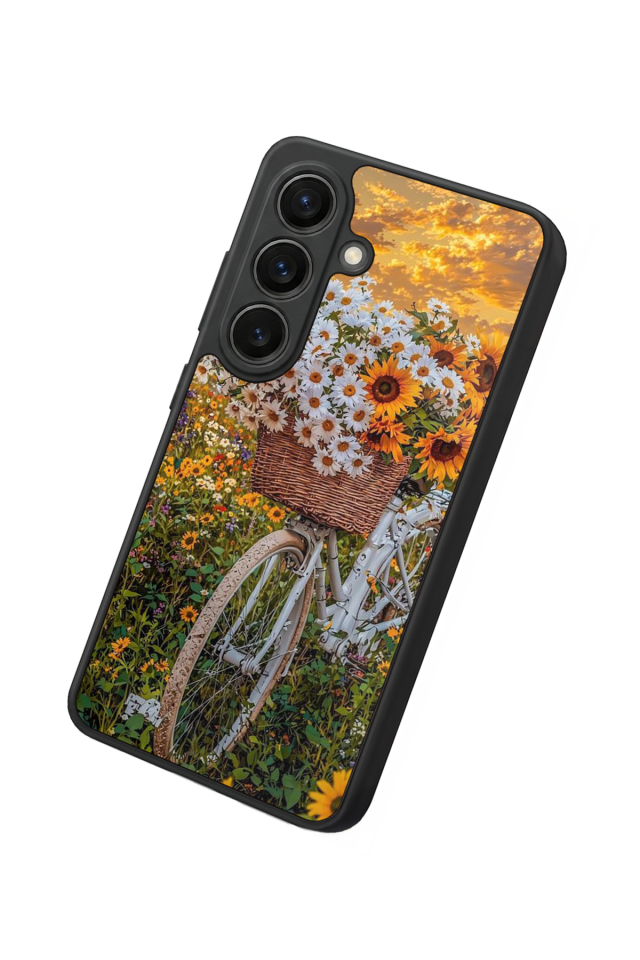 Samsung Galaxy S26 Uyumlu Cicek Tasarımlı Glossy Premium Kılıf