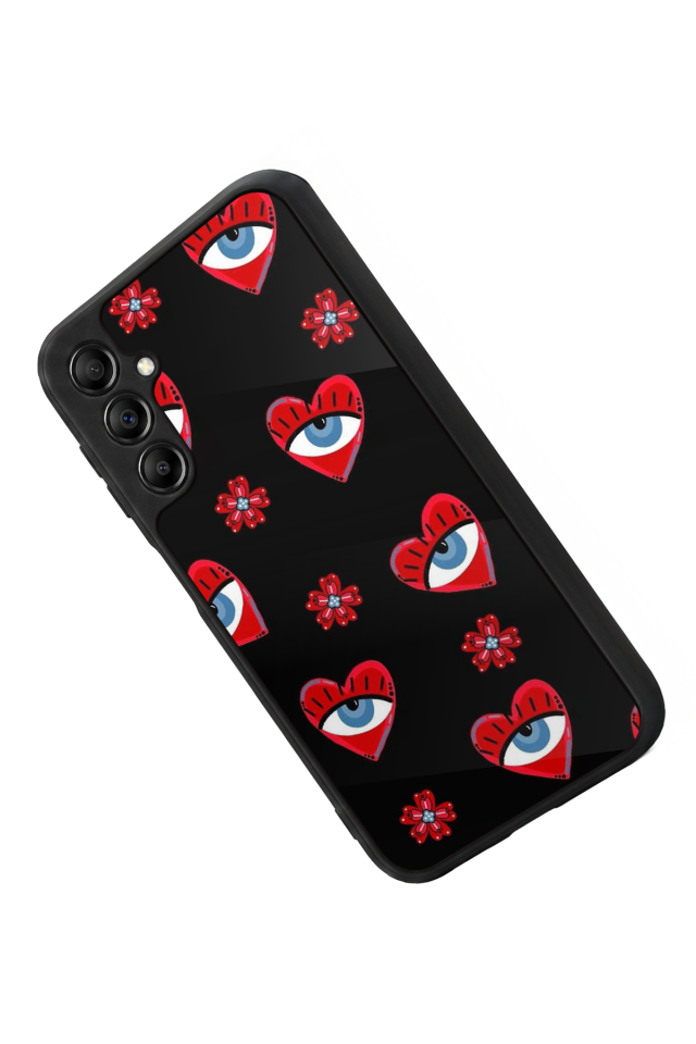 Samsung Galaxy A14 Uyumlu Göz Tasarımlı Glossy Premium Kılıf