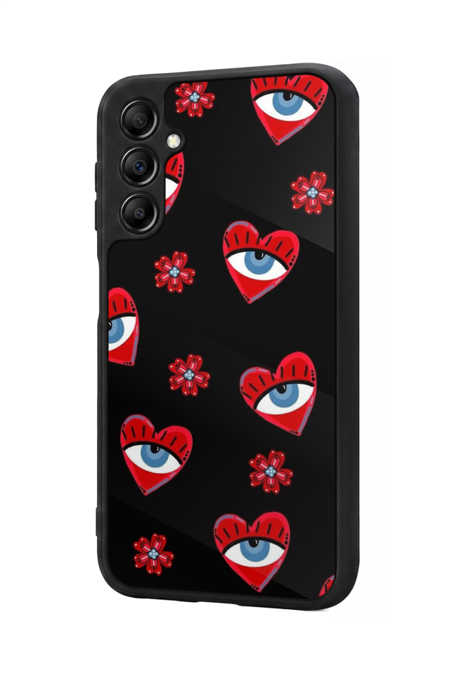 Samsung Galaxy A14 Uyumlu Göz Tasarımlı Glossy Premium Kılıf