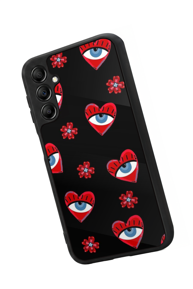 Samsung Galaxy A14 Uyumlu Göz Tasarımlı Glossy Premium Kılıf