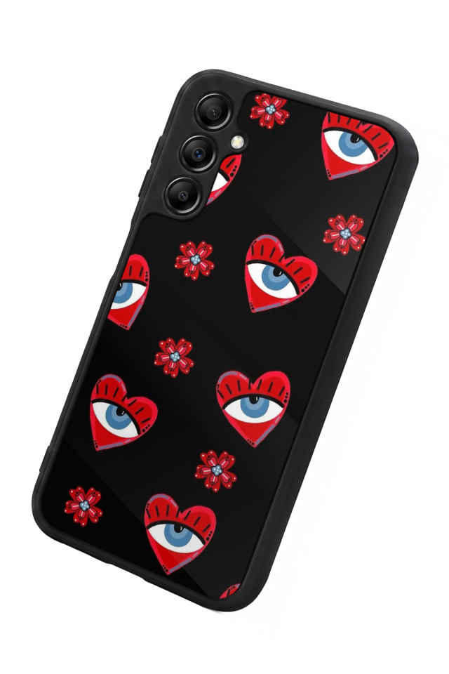 Samsung Galaxy A14 Uyumlu Göz Tasarımlı Glossy Premium Kılıf