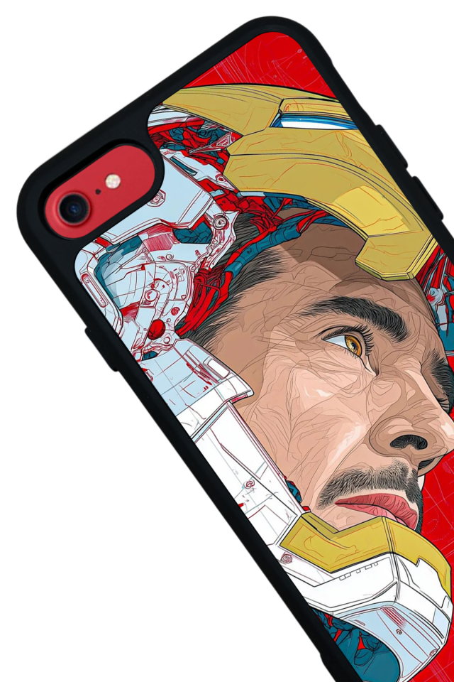 iPhone 7 Uyumlu Iron Man ( Demir Adam ) Tasarımlı Glossy Premium Kılıf