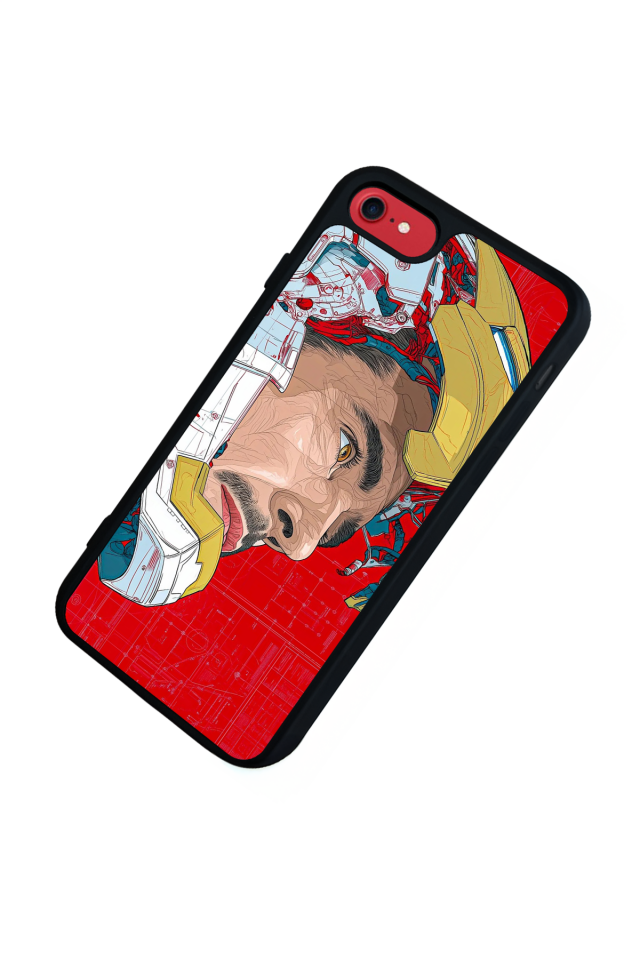 iPhone 7 Uyumlu Iron Man ( Demir Adam ) Tasarımlı Glossy Premium Kılıf