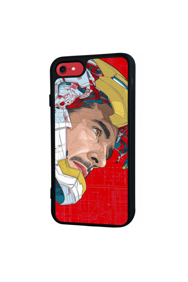 iPhone 7 Uyumlu Iron Man ( Demir Adam ) Tasarımlı Glossy Premium Kılıf