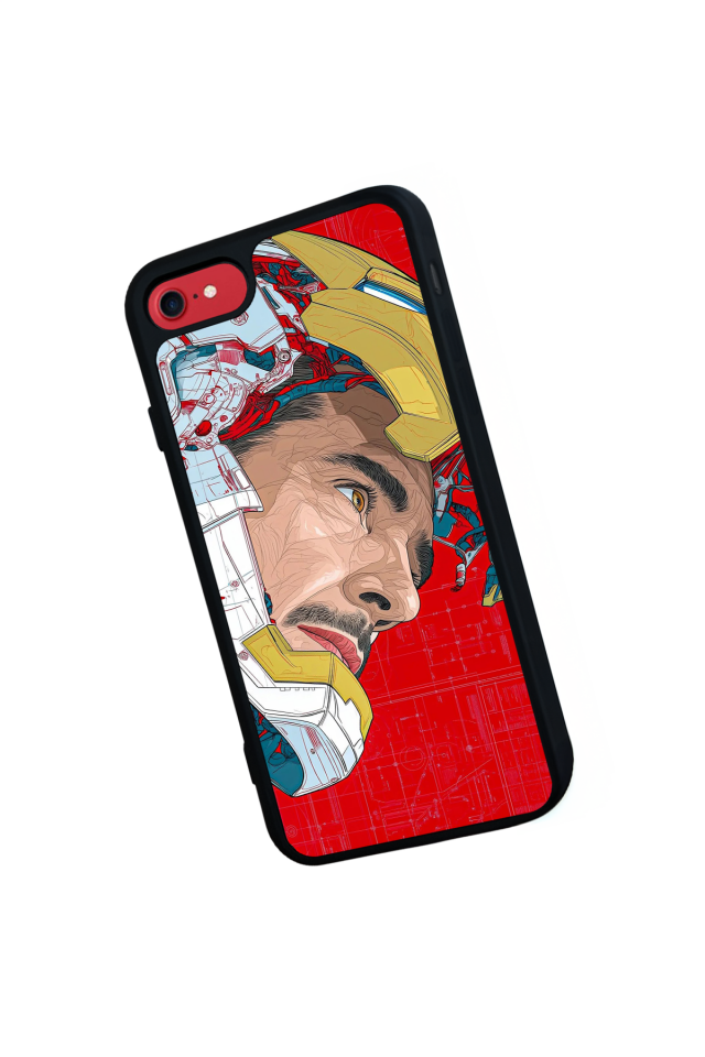 iPhone 7 Uyumlu Iron Man ( Demir Adam ) Tasarımlı Glossy Premium Kılıf