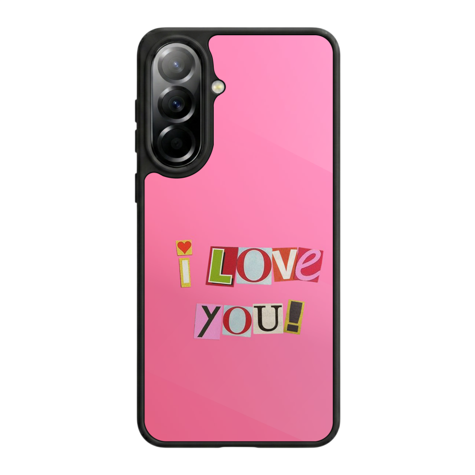 Samsung Galaxy A57 Uyumlu Kalp Love Tasarımlı Glossy Premium Kılıf