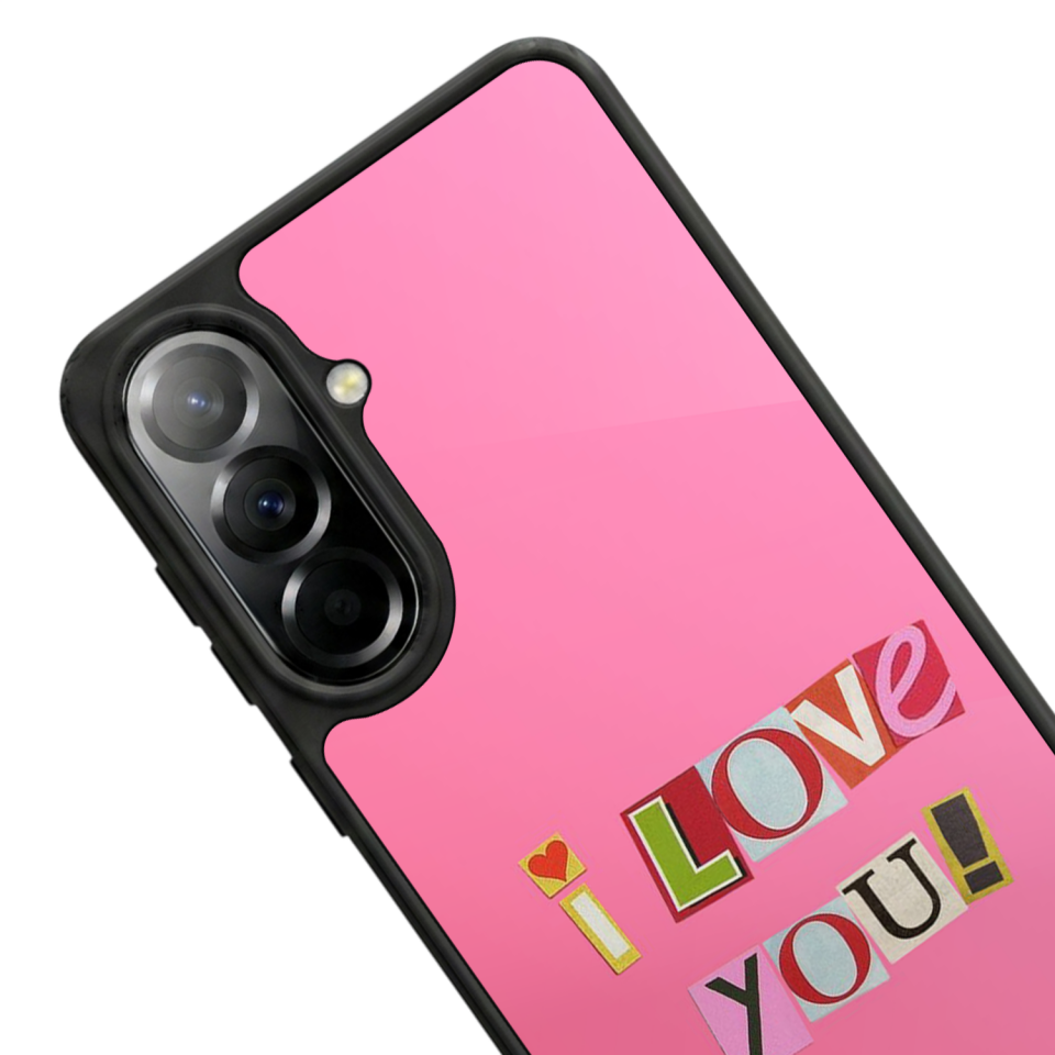 Samsung Galaxy A57 Uyumlu Kalp Love Tasarımlı Glossy Premium Kılıf