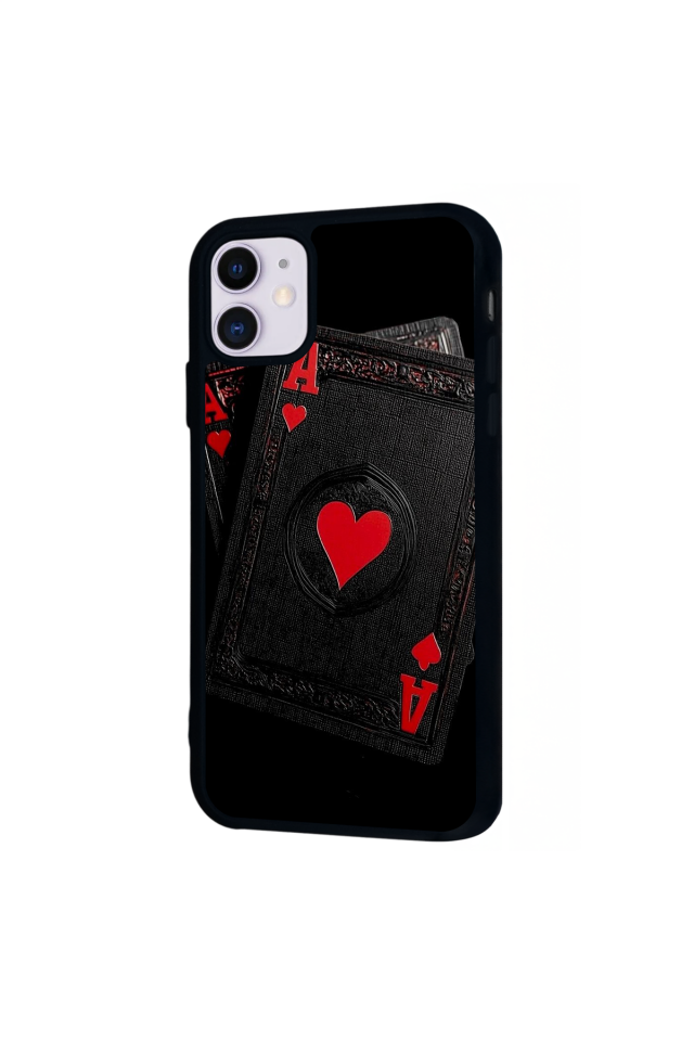 iPhone 11 Uyumlu Kart Tasarımlı Glossy Premium Kılıf