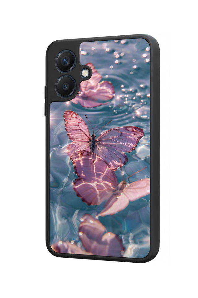 Samsung Galaxy A07 Uyumlu Kelebek Tasarımlı Glossy Premium Kılıf