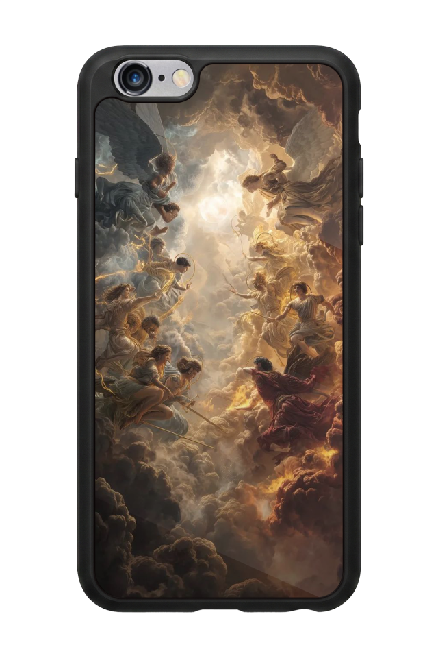 iPhone 6 Plus Uyumlu Melek Tasarımlı Glossy Premium Kılıf