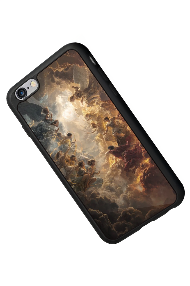 iPhone 6 Plus Uyumlu Melek Tasarımlı Glossy Premium Kılıf