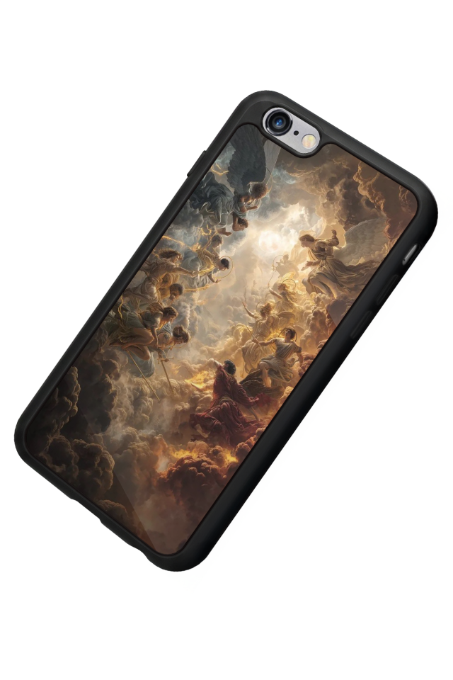 iPhone 6 Plus Uyumlu Melek Tasarımlı Glossy Premium Kılıf