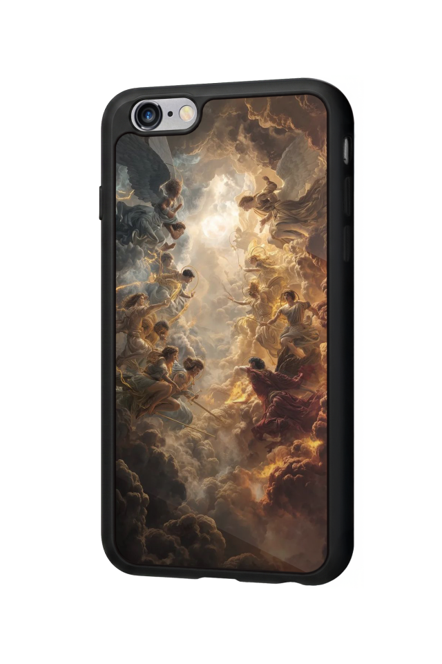 iPhone 6 Plus Uyumlu Melek Tasarımlı Glossy Premium Kılıf