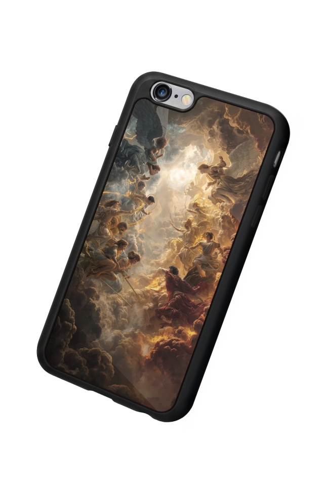 iPhone 6 Plus Uyumlu Melek Tasarımlı Glossy Premium Kılıf