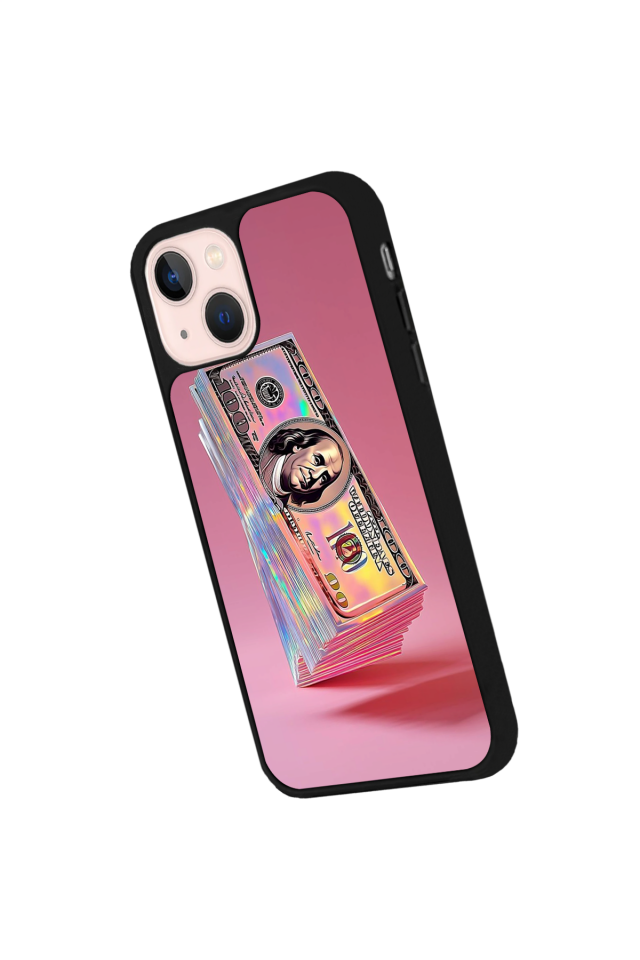 iPhone 13/14 Uyumlu Money Para Tasarımlı Glossy Premium Kılıf