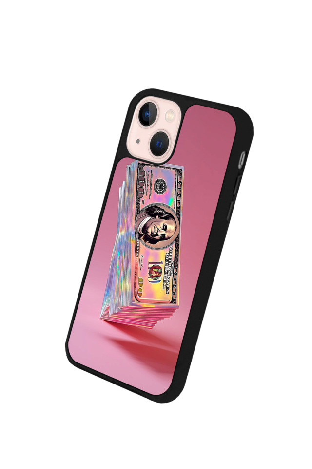 iPhone 13/14 Uyumlu Money Para Tasarımlı Glossy Premium Kılıf