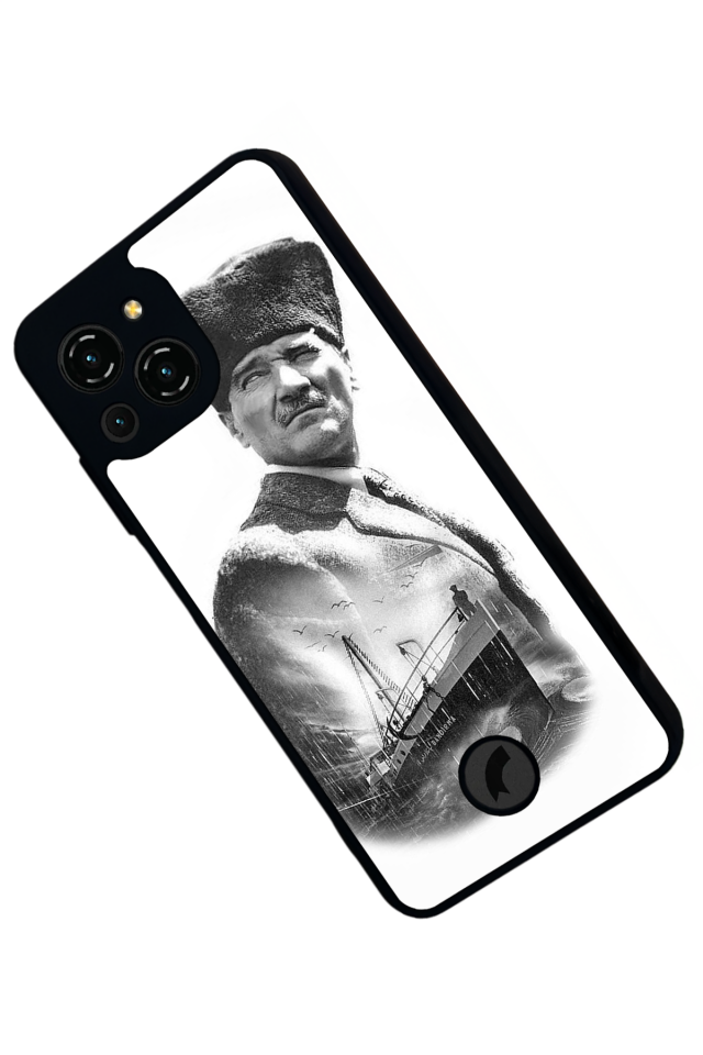 Reeder S23 Pro Max Uyumlu Mustafa Kemal Ataturk Tasarımlı Glossy Premium Kılıf