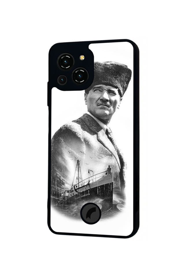 Reeder S23 Pro Max Uyumlu Mustafa Kemal Ataturk Tasarımlı Glossy Premium Kılıf