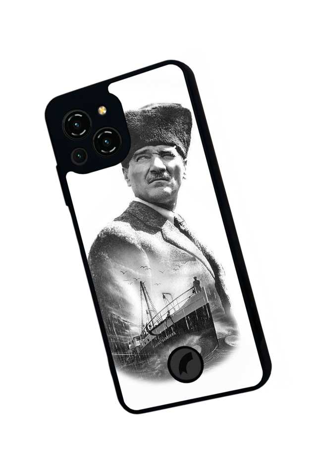 Reeder S23 Pro Max Uyumlu Mustafa Kemal Ataturk Tasarımlı Glossy Premium Kılıf